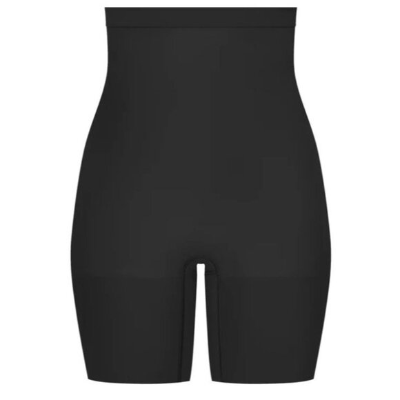 Spanx Higher Power Short 6" Size Large Black High Waisted NWB Seamless Ultra Sof - Picture 5 of 8